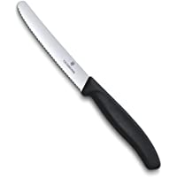 Victorinox Cuchillo- Acero Inoxidable- Negro- Mediano